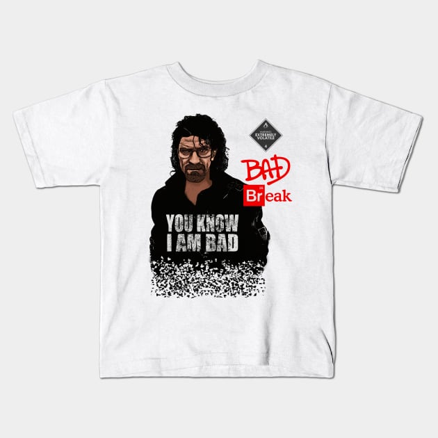 Bad Break Kids T-Shirt by artdrops